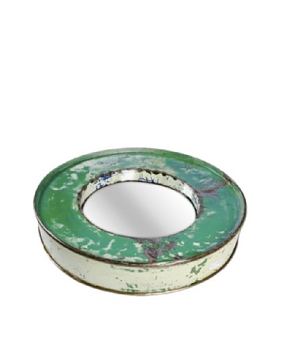 Foreign Affairs Kacat Mirror, Green/White