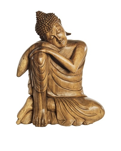 Foreign Affairs Sitting Buddha Statue, Natural