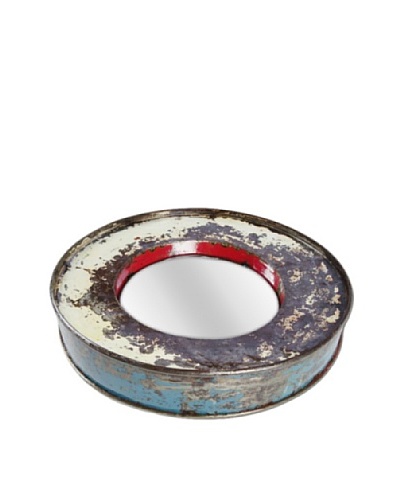 Foreign Affairs Kacat Mirror, Cream/Blue