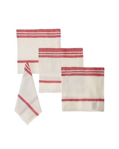 Found Object Marseille Set of 4 Linen/Cotton Napkins