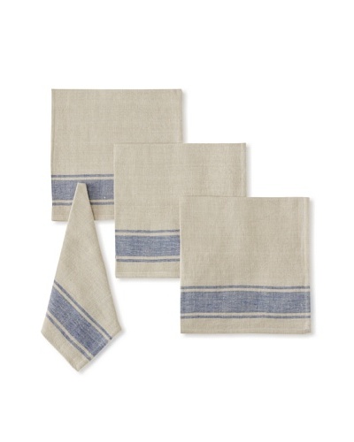 Found Object Calais Set of 4 Linen/Cotton Napkins