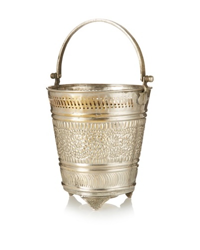 Found Objects Moroccan Bucket, Silver