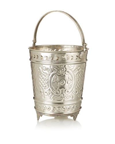 Found Objects Moroccan Bucket, Silver