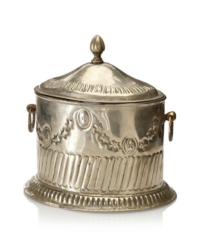 Found Objects Moroccan Spice Box, Large, Silver