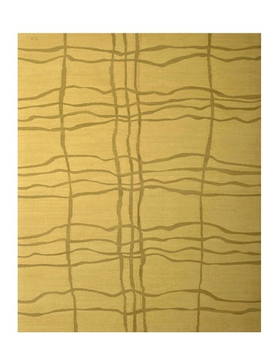 French Accents Modern Flatweave Killim Rug [Grass]