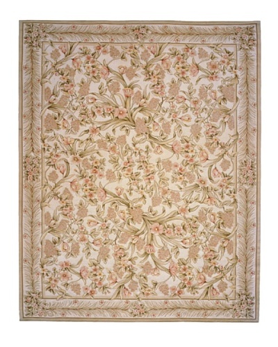 French Accents Bahama Aubusson [Ivory/Pink/Multi]