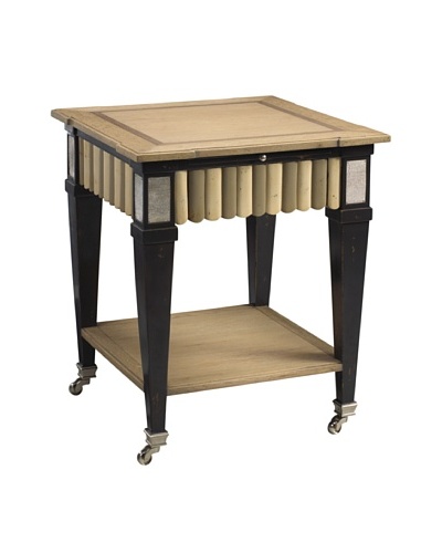 French Heritage Le Mont End Table, Oakland Charcoal