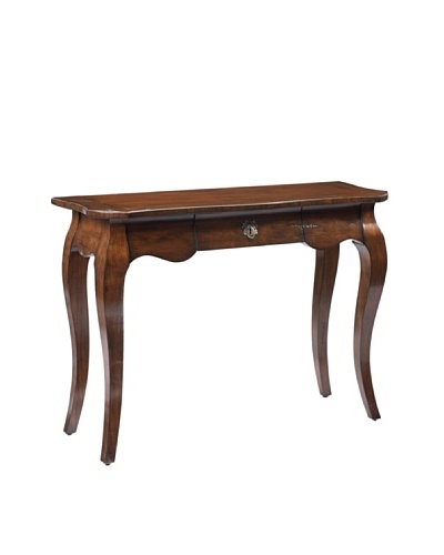 French Heritage Passy Console, Antique Cherry
