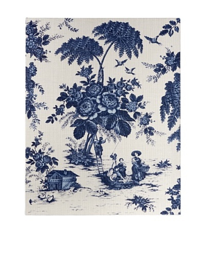 French Linen Collection Blue Toile Tapestry