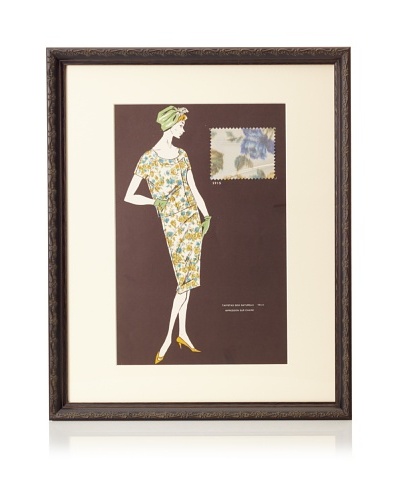 R. Bressy Fashion Illustration, 21.5 x 17.5