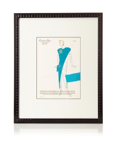 Christian Dior Fashion Sketch, 21.5″ x 17.5″