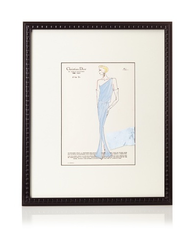 Christian Dior Fashion Sketch, 21.5″ x 17.5″