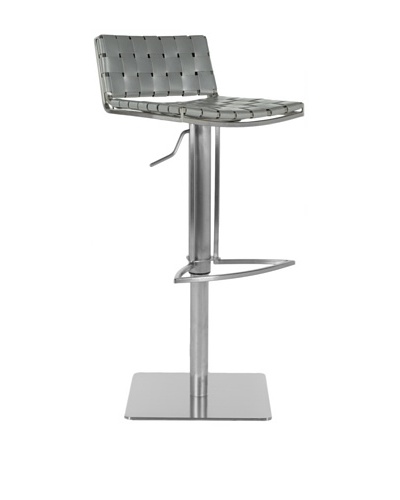 Safavieh Mitchell Gas-Lift Bar Stool, Grey