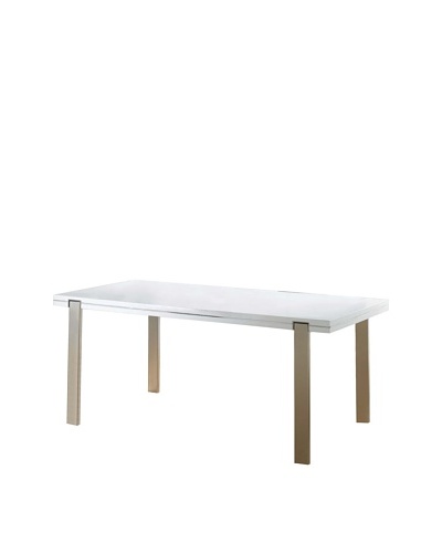 Furniture Contempo Extra Dining Table, WhiteAs You See