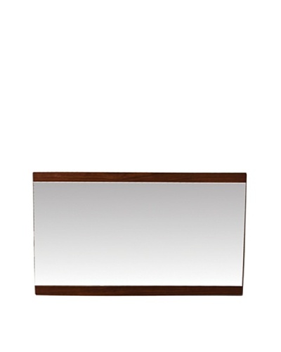 Furniture Contempo Anna Mirror, Walnut Veneer