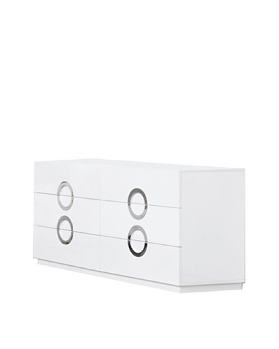 Furniture Contempo Eddy Dresser, White