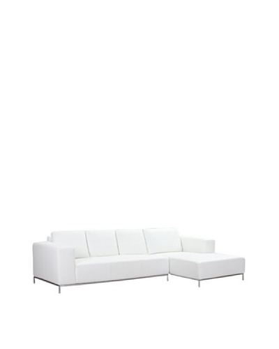 Furniture Contempo Dana Right Sectional Chaise, WhiteAs You See