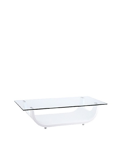 Furniture Contempo Saly Coffee Table, White