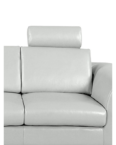 Furniture Contempo Angela Loveseat/Chair Headrest, Grey
