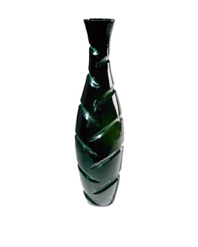 FusionZ Vanity Cut Vase [Green/Black]