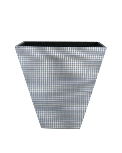 Gail DeLoach Woven Flair Wastebasket, Glacier Square