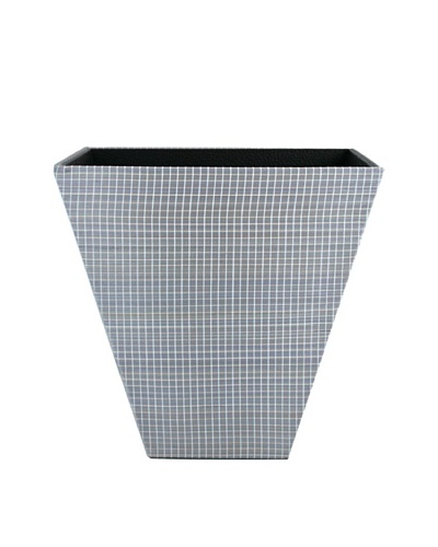 Gail DeLoach Woven Flair Wastebasket, Glacier Square