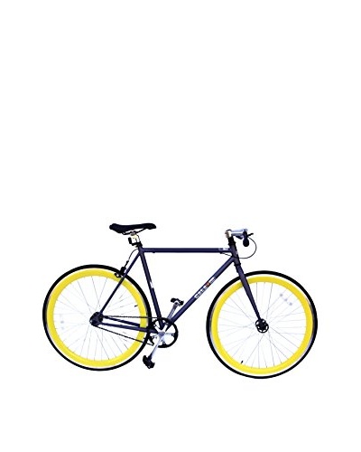 Galaxie Fixed Gear Bike, Gray/Yellow, 54cm