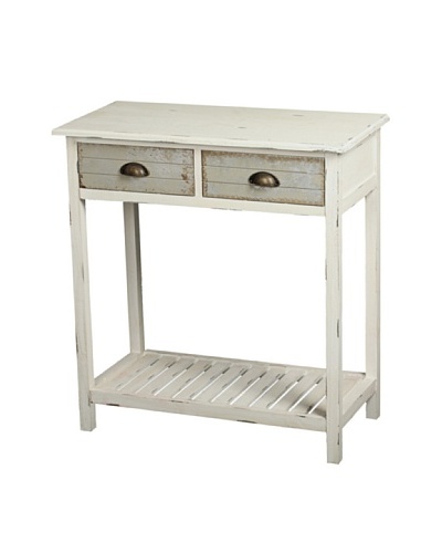 Gallerie Décor Dover Console Table, Cream