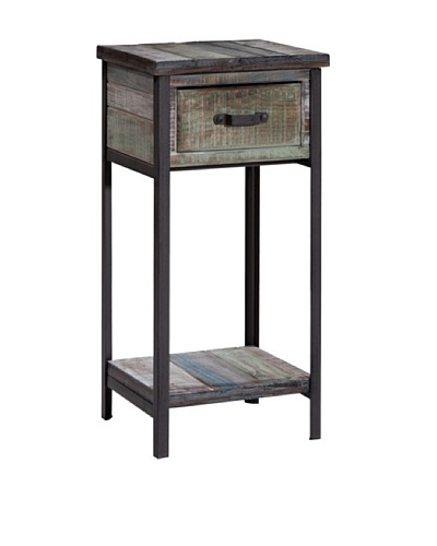 Gallerie Décor Soho Accent Table/Cabinet, Blue