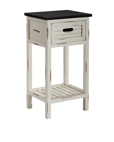 Gallerie Décor Shoreham One-Drawer Accent Table, CreamAs You See