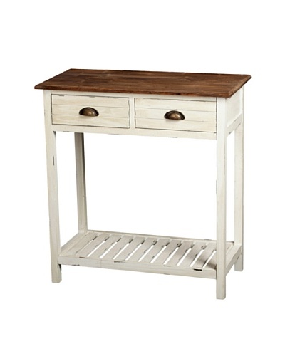 Gallerie Décor Dover Console Table, Cream