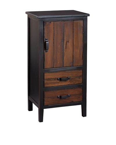 Gallerie Décor Adirondack One-Door Two-Drawer Accent Cabinet, EspressoAs You See