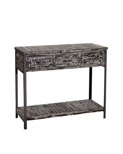 Gallerie Décor Soho Console Table, Brown