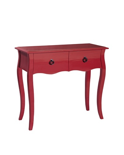 Gallerie Décor Lido Console Table, RedAs You See