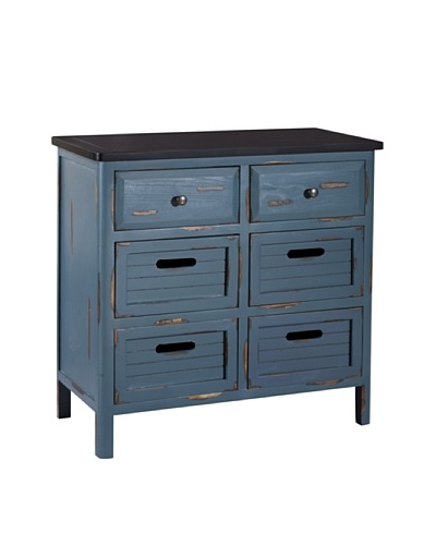 Gallerie Décor Shoreham Accent Chest, Blue