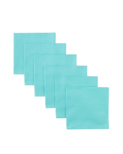 Garnier-Thiebaut Set of 6 Confetti Napkins, Azur, 18 x 18