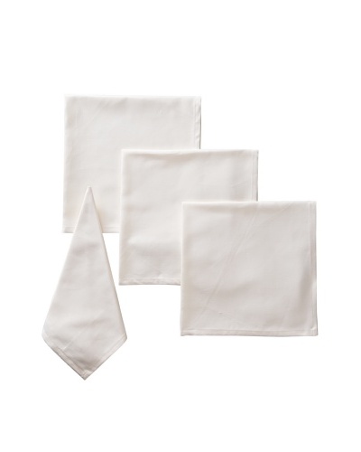 Garnier-Thiebaut Set of 4 Natte Napkins, Ivory