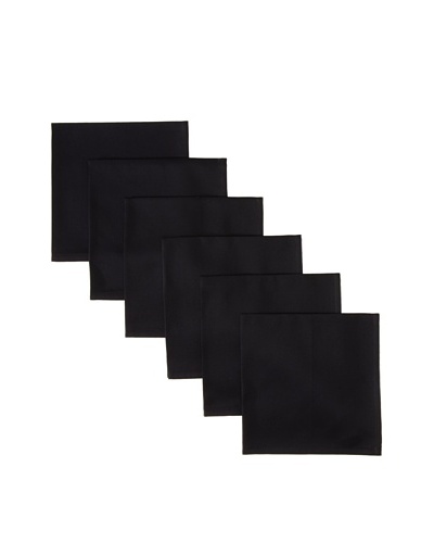 Garnier-Thiebaut Set of 6 Confetti Napkins, Noir, 18 x 18