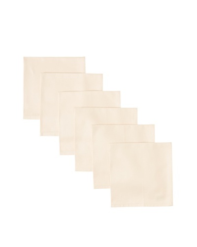 Garnier-Thiebaut Set of 6 Confetti Napkins, Ecru