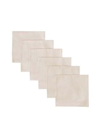 Garnier-Thiebaut Set of 6 Confetti Napkins, Nacre, 18 x 18