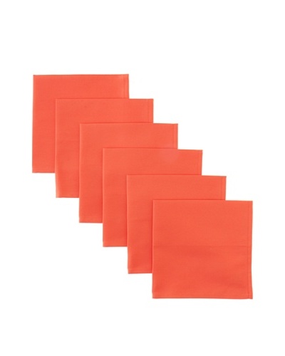 Garnier-Thiebaut Set of 6 Confetti Napkins, Corail