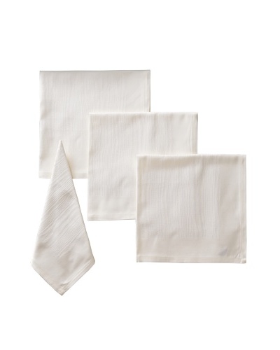 Garnier-Thiebaut Set of 4 Elm Napkins, Ivory