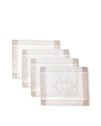 Garnier-Thiebaut Set of 4 Roses Anciennes Placemats [Ficelle]