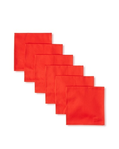 Garnier-Thiebaut Set of 6 Confetti Napkins, Fraise