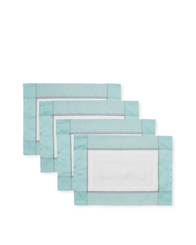 Garnier-Thiebaut Set of 4 Jardin à la Française Placemats, Celadon