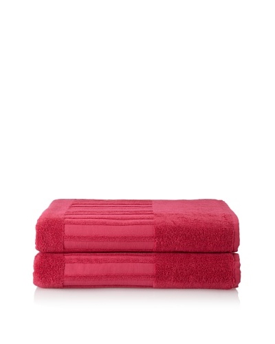 Garnier-Thiebaut Set of 2 Bath Sheets, Framboise