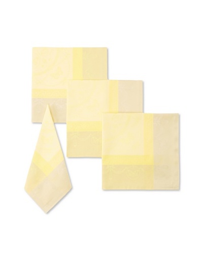 Garnier-Thiebaut Set of 4 Eugenie Napkins [Jaune Tendre]