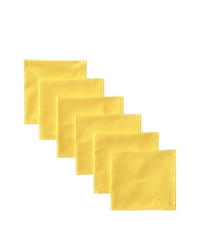 Garnier-Thiebaut Set of 6 Confetti Napkins, Bouton D'Or, 18 x 18