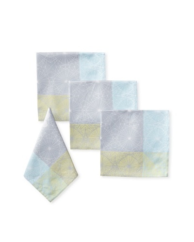 Garnier-Thiebaut Set of 4 Galaxy Napkins, Sky