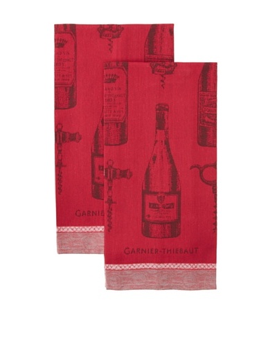 Garnier Thiebaut Set of 2 Le Vin Syrah Kitchen Towels